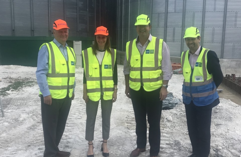 Lucy Fraze MP at Camgrain