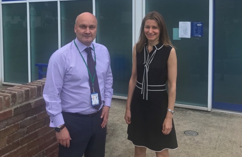 Lucy Frazer MP with Nick Dean